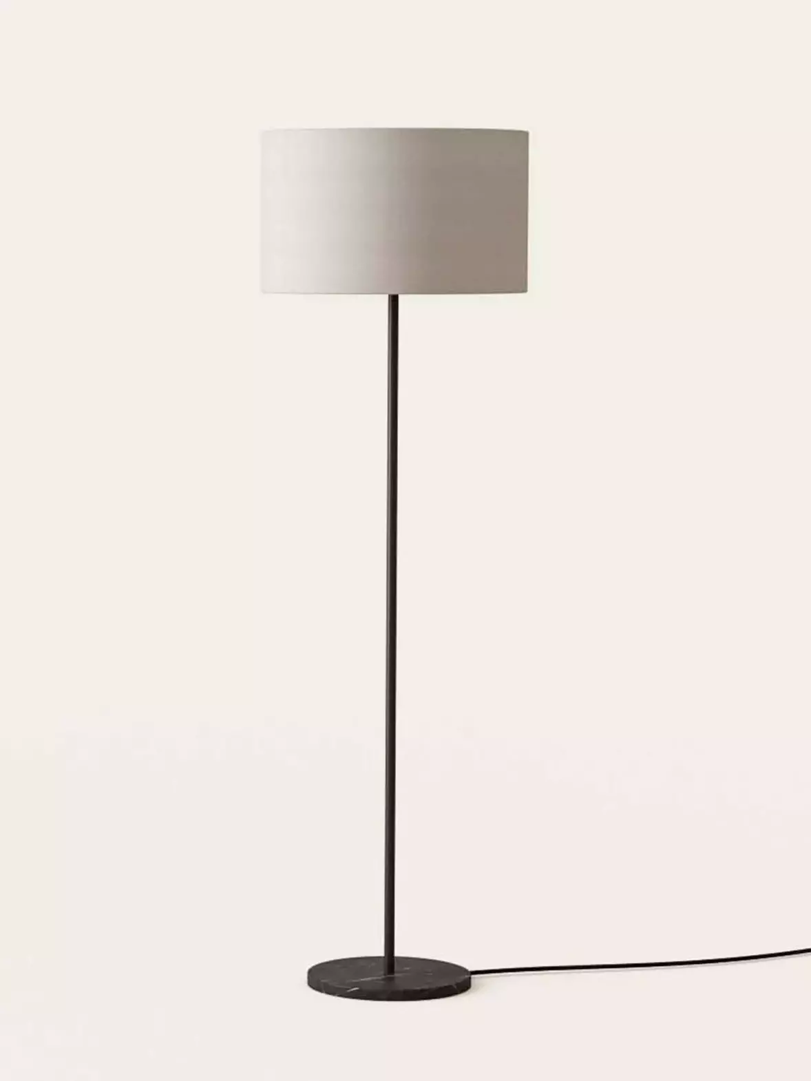 Aromas ::  Lampa podłogowa Hedra wys. 118 cm biało-czarna