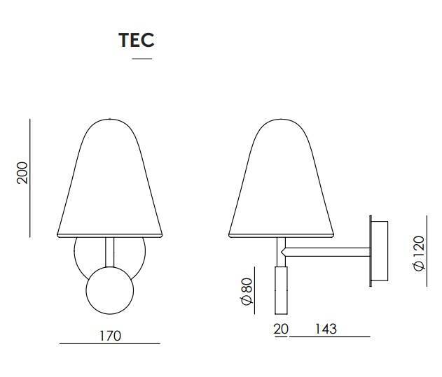 Aromas :: Lampa ścienna / kinkiet Stor szer. 17 cm czarno-niklowana marmur