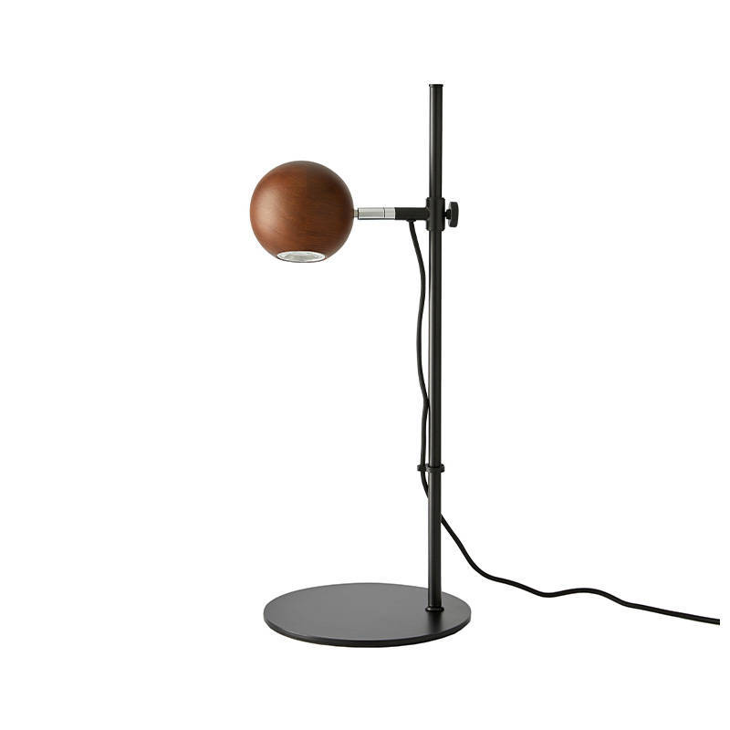 Aromas :: Lampa stołowa Lita wys. 55 cm czarno-brązowa