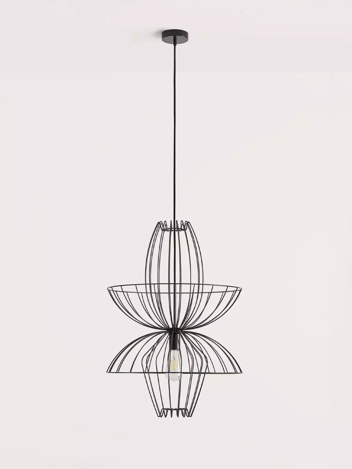 Aromas :: Lampa wisząca Ellen czarna śr. 50 cm