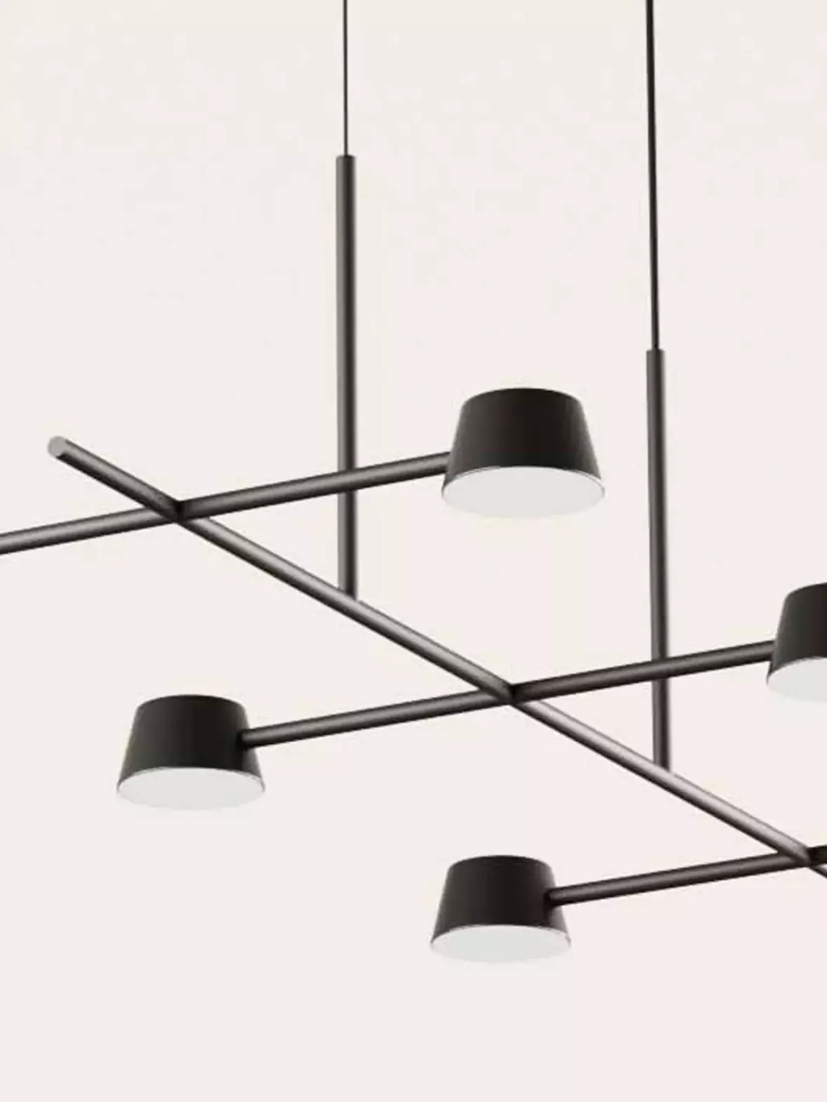 Aromas :: Lampa wisząca Nera Six szer. 120 cm czarna