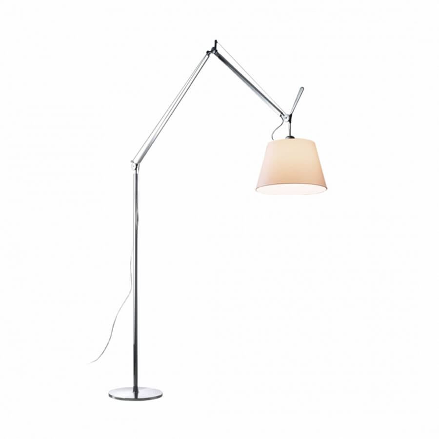 Artemide :: Lampa podłogowa Tolomeo Mega srebrna śr. 42 cm