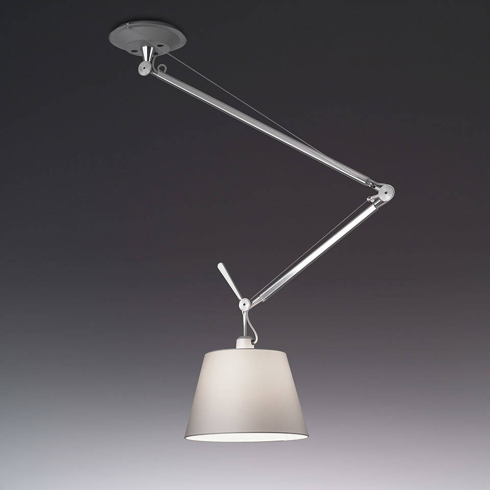 Artemide :: Lampa wisząca Tolomeo Decentrata srebrna śr. 36 cm