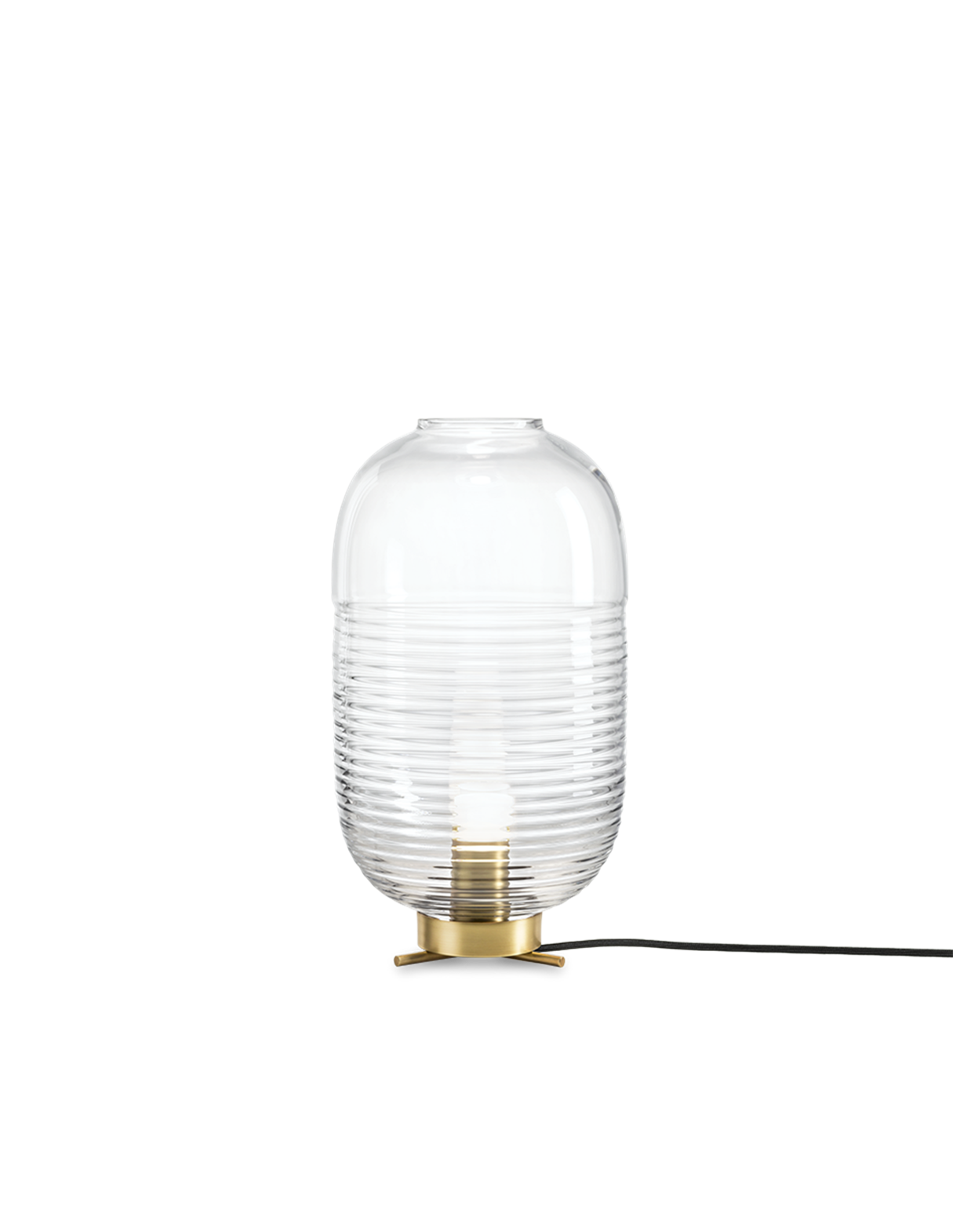 Bomma :: Lampa stołowa Lantern transparentna wys. 40,5 cm