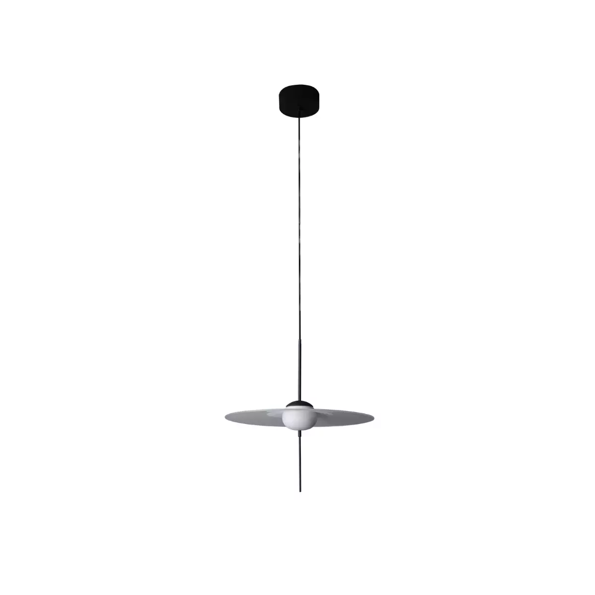 DCW:: Lampa wisząca Mono śr. 40 cm szara