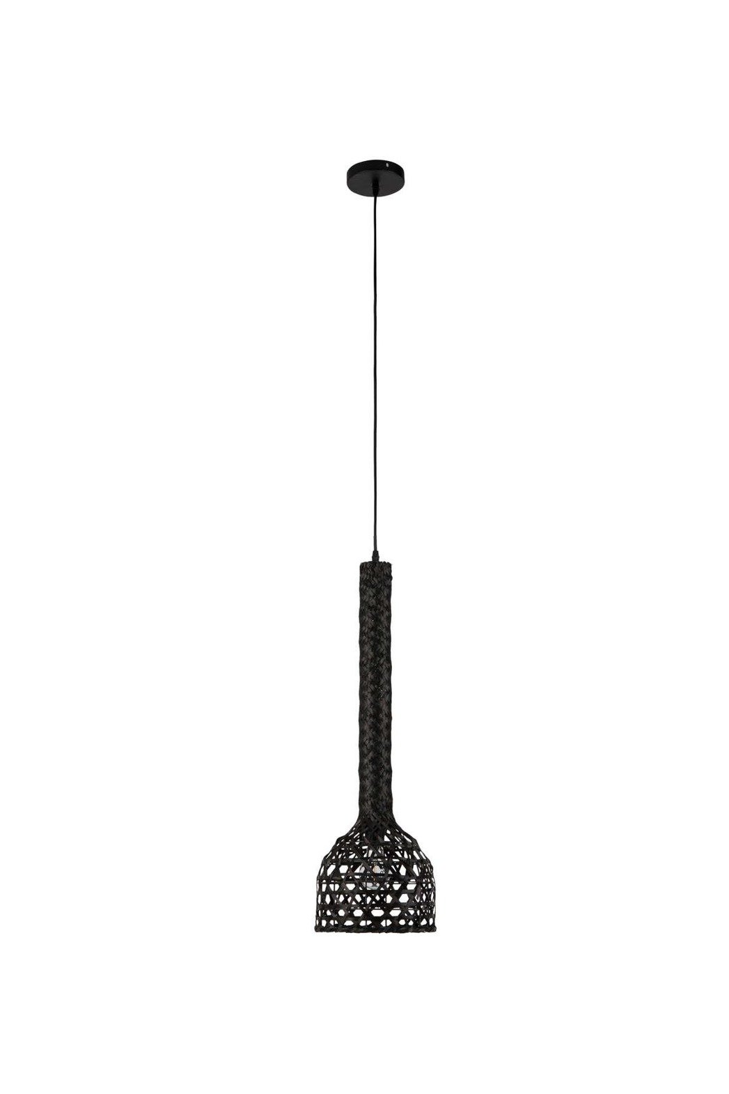 Dutchbone :: Lampa wisząca Bo czarna wys. 155 cm