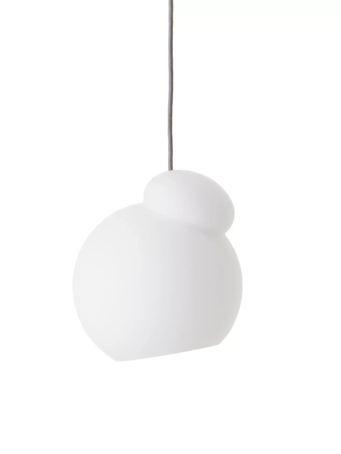 Frandsen :: Lampa wisząca Air Glass biała śr. 22 cm