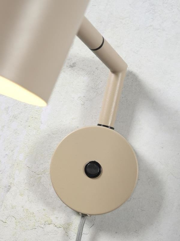 It's About RoMi :: Lampa ścienna metalowa Marseille beżowa