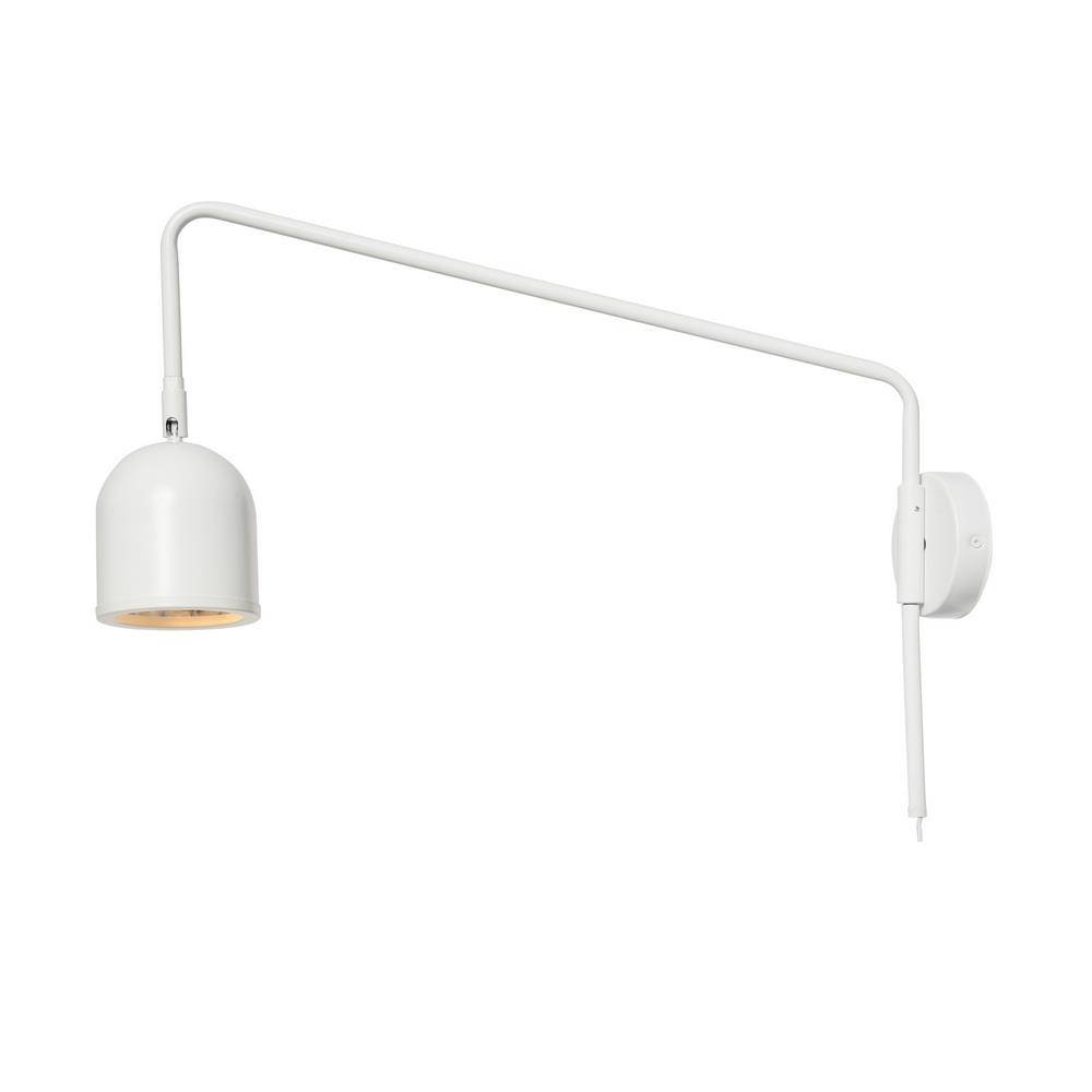 Kaspa :: Lampa ścienna / kinkiet Gaspar biały wys. 43 cm
