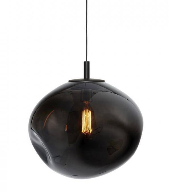 Kaspa :: Lampa wisząca Avia Black rozm. L czarna śr. 40 cm