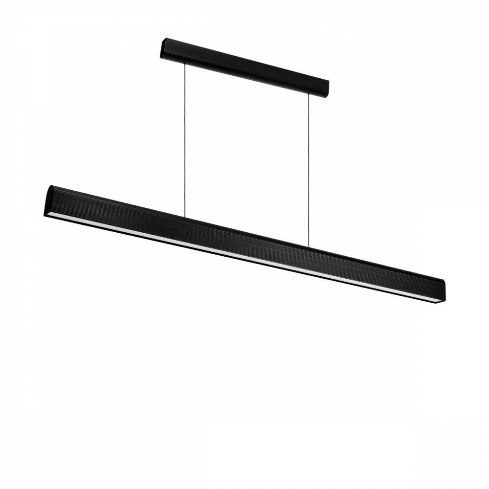 Kaspa :: Lampa wisząca Linea Dim LED ze ściemniaczem czarna szer. 140 cm