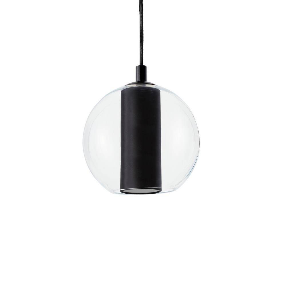 Kaspa :: Lampa wisząca Merida Black czarna śr. 25 cm rozm. S