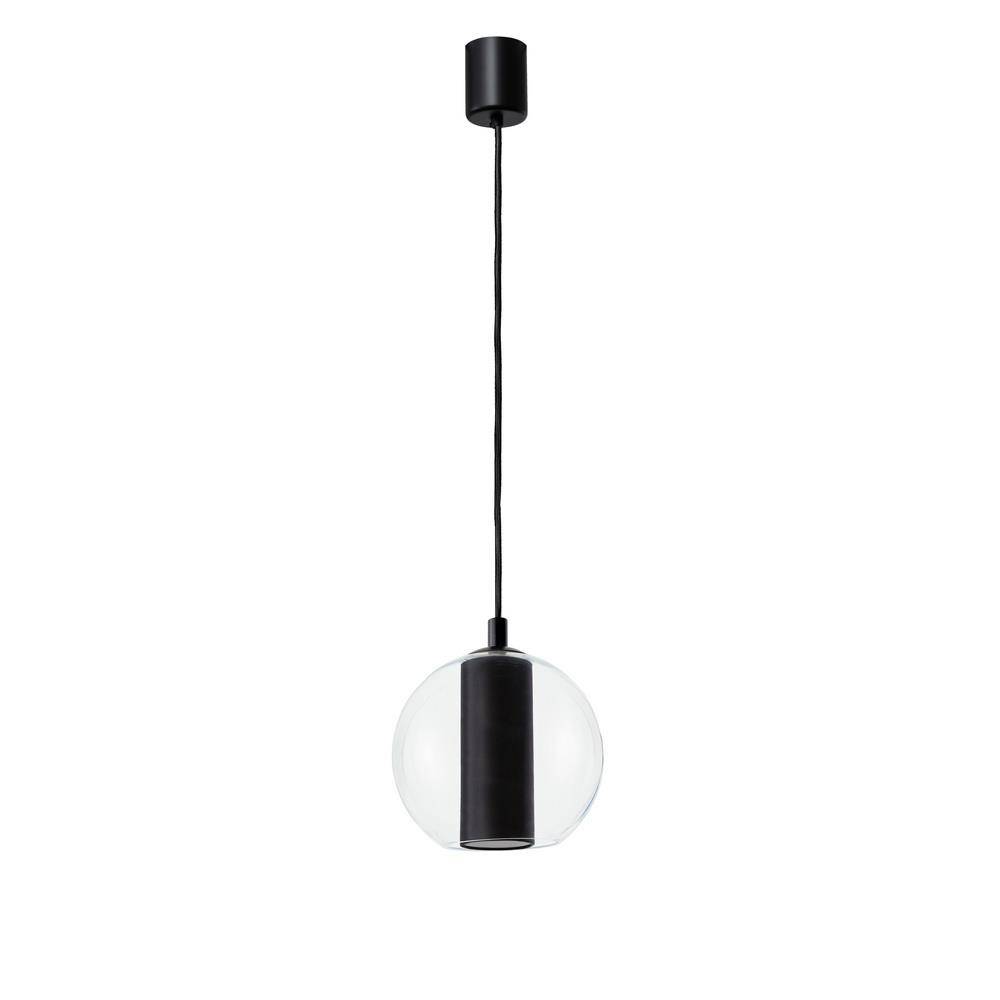 Kaspa :: Lampa wisząca Merida Black czarna śr. 25 cm rozm. S