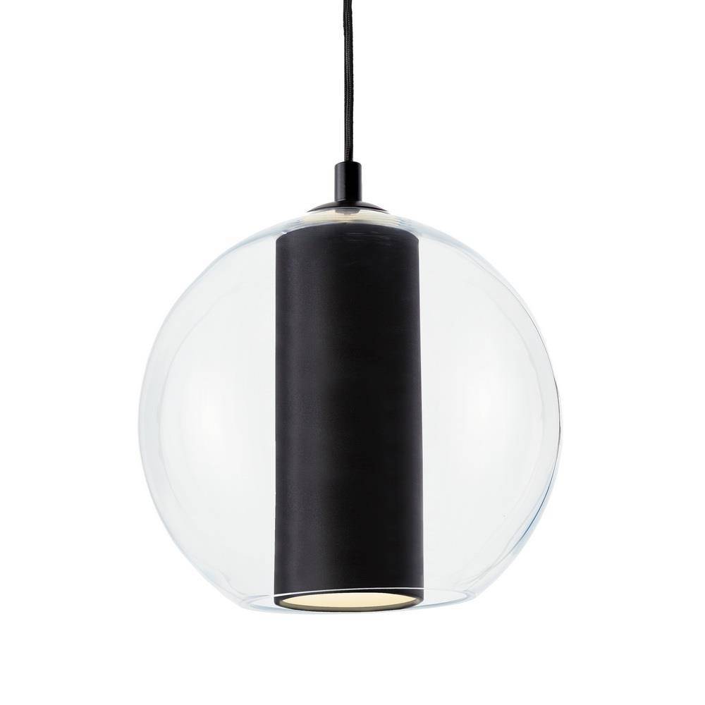 Kaspa :: Lampa wisząca Merida Black czarna śr. 35 cm rozm. L