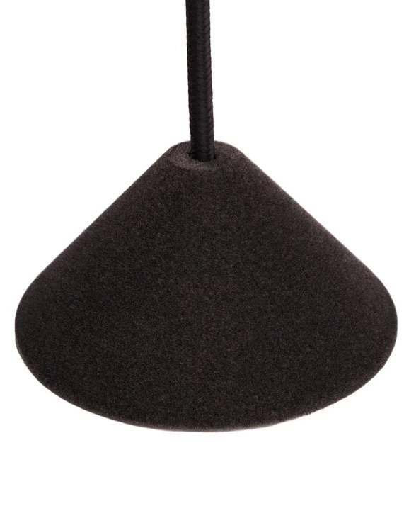 LOFTLIGHT :: Lampa wisząca Olemi Concrete Velvet śr. 60 cm antracytowo-żółta