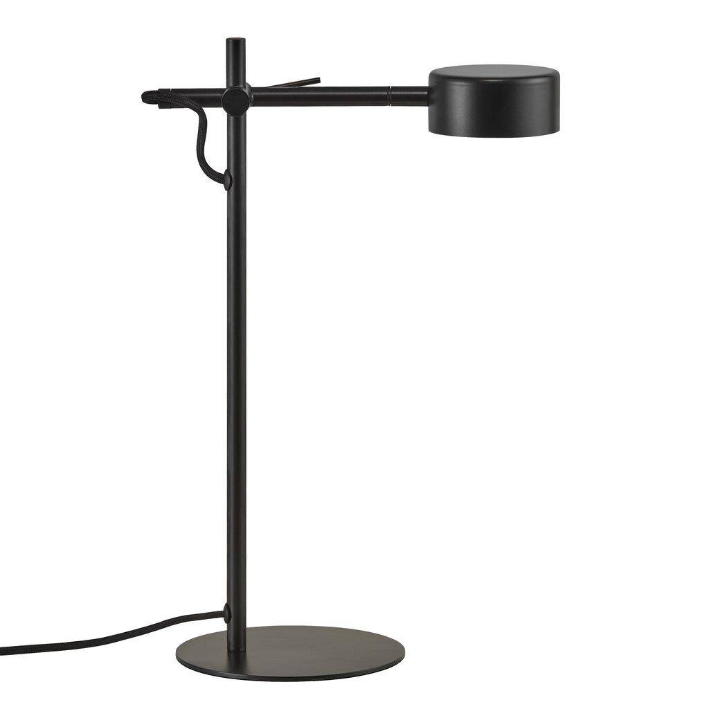 Lampa biurkowa czarna wys. 41 cm