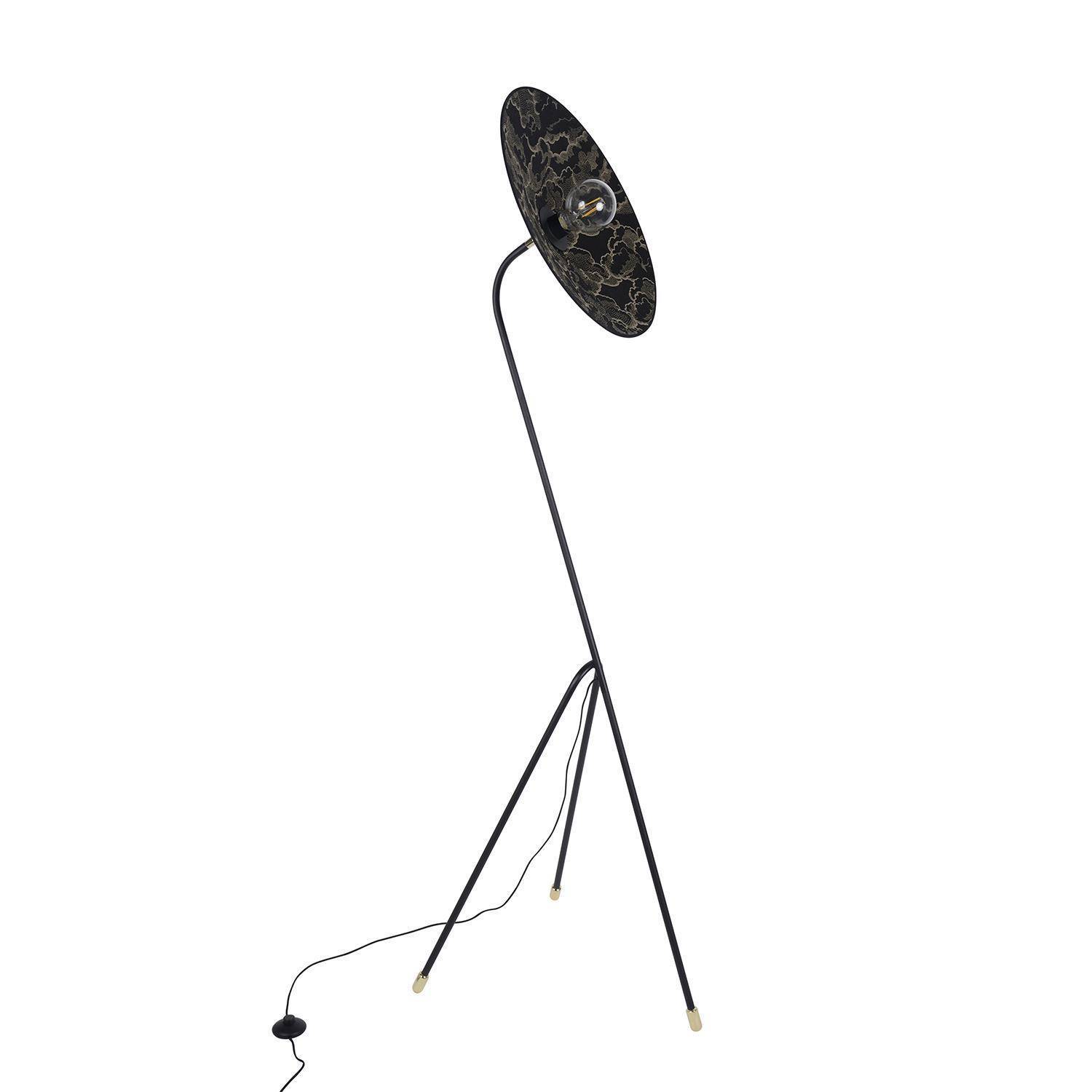 Market Set :: Lampa podłogowa Gatsby czarna wys. 180 cm