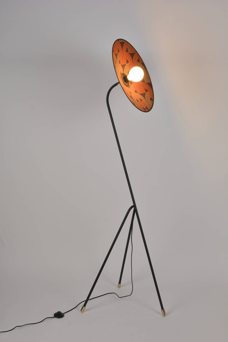 Market Set :: Lampa podłogowa Gatsby śr. klosza 50 cm ceglana