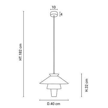 Market Set :: Lampa wisząca Ruche śr. 40 cm brązowa rozm. S