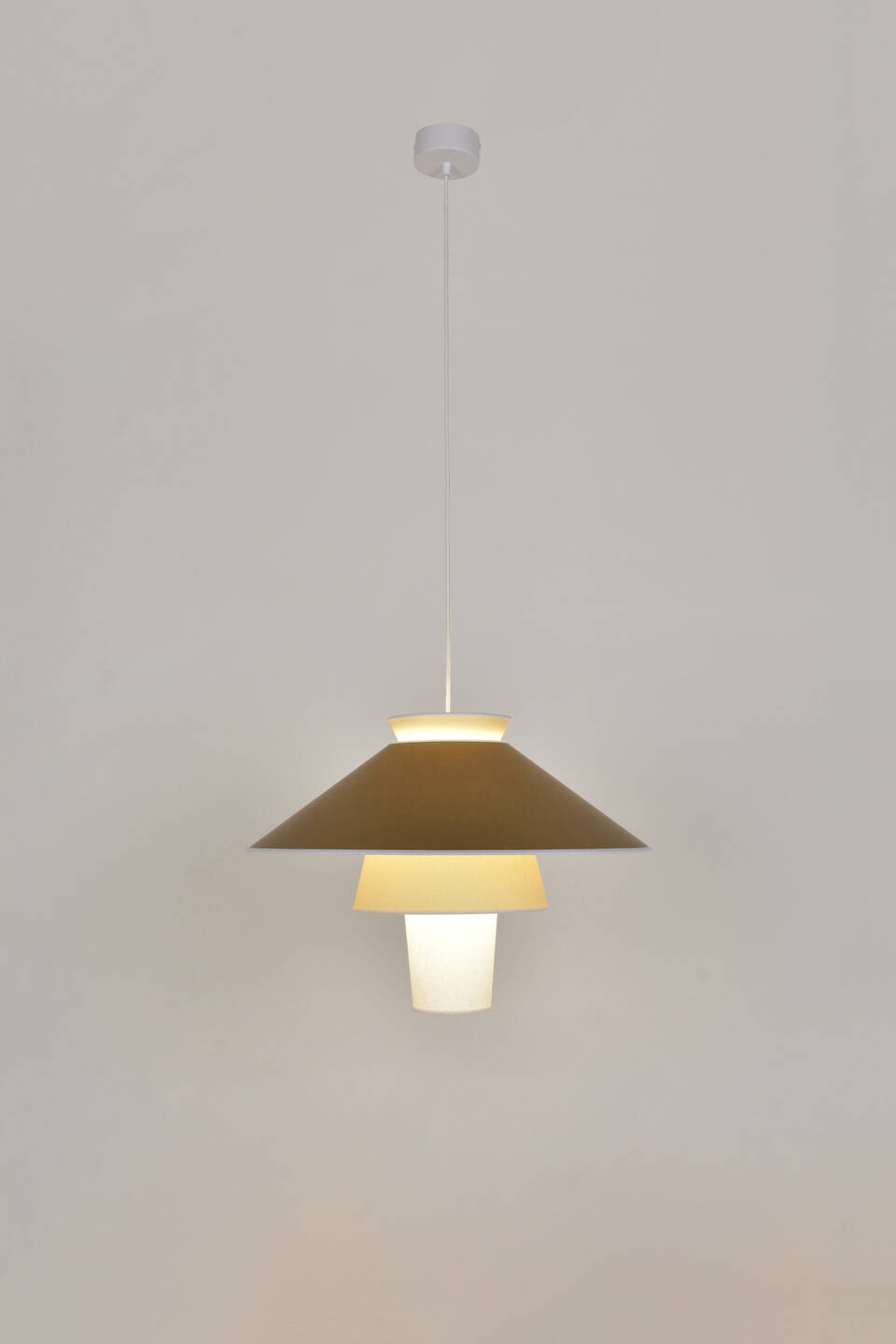 Market Set :: Lampa wisząca Ruche śr. 58 cm brązowa rozm. L