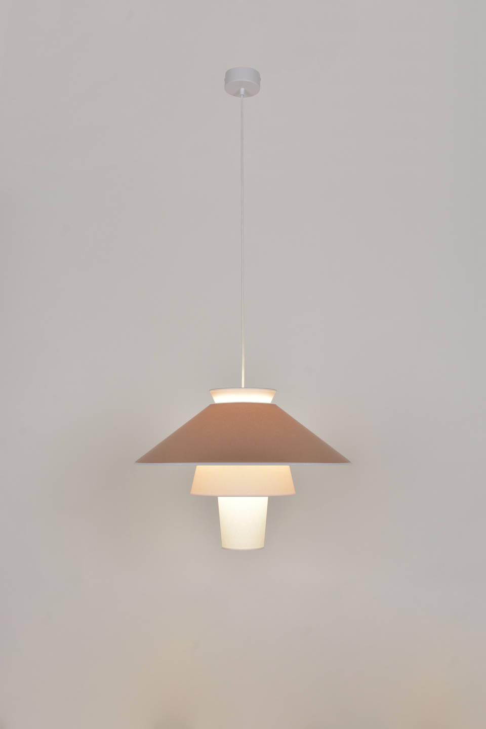 Market Set :: Lampa wisząca Ruche śr. 58 cm różowa rozm. L