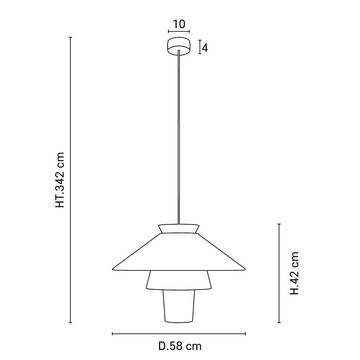 Market Set :: Lampa wisząca Ruche śr. 58 cm różowa rozm. L