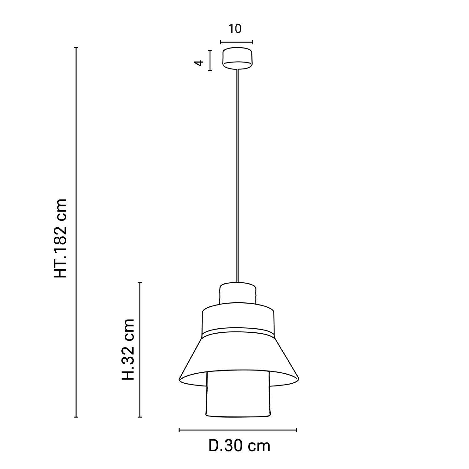 Market Set :: Lampa wisząca Singapour szaro-beżowa rozm. XML śr. 30 cm