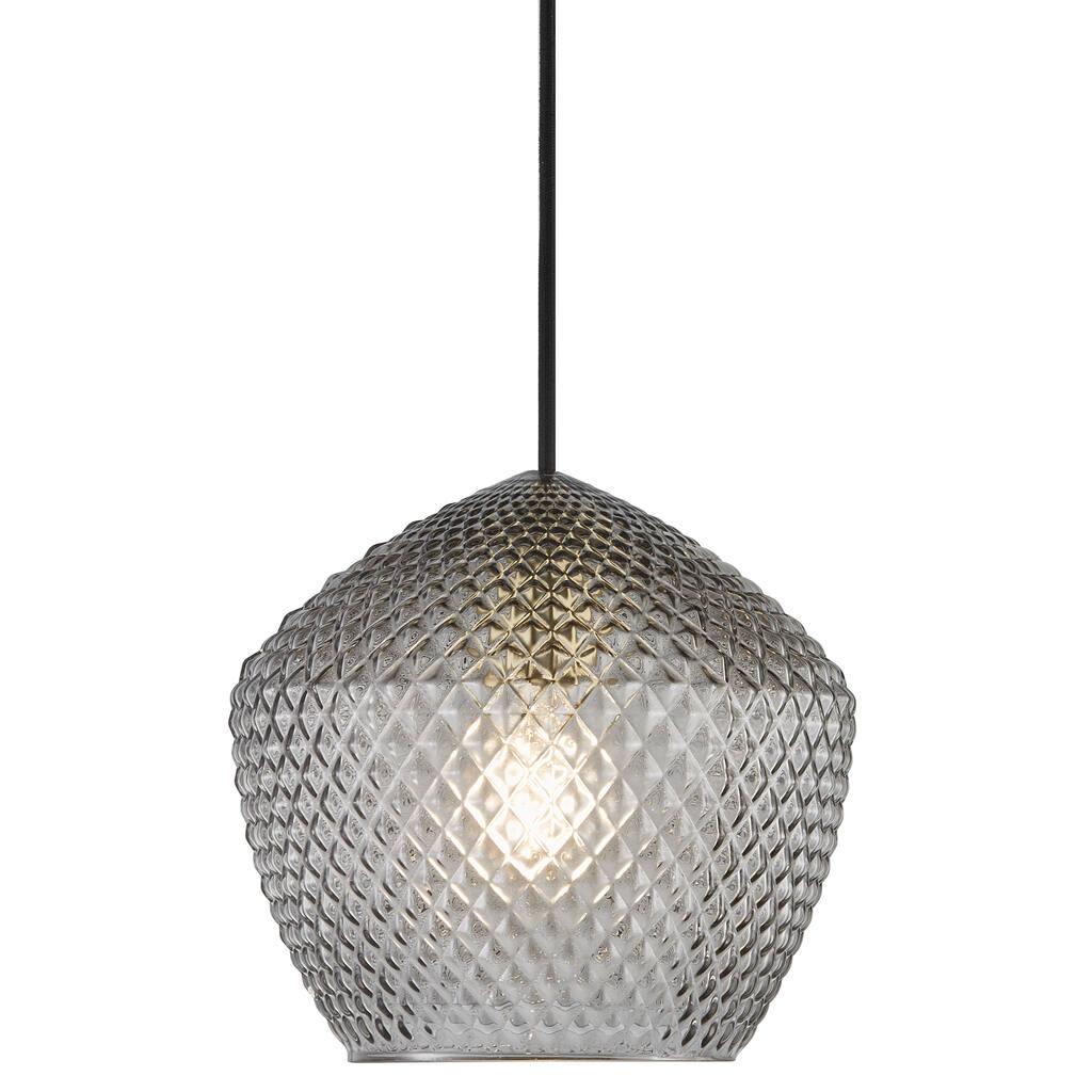 Nordlux :: Lampa wisząca Orbiform mosiężna dymna śr. 23 cm