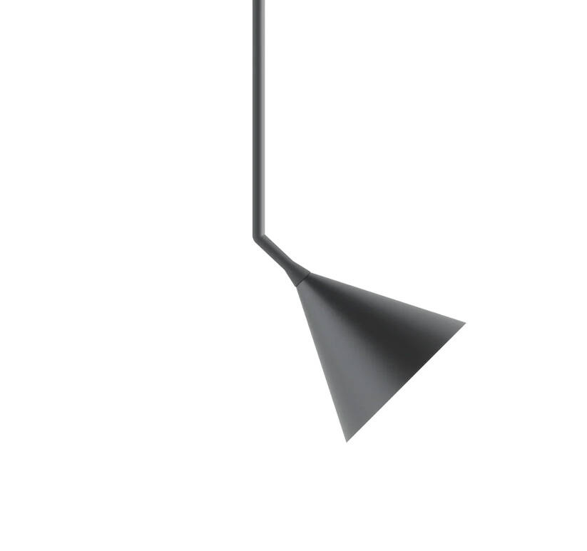 Robin :: Lampa wisząca Rubi Mono Side szer. 24 cm czarno-złota