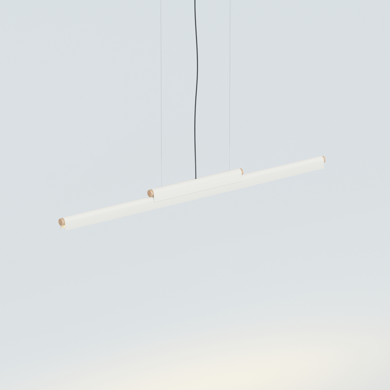 Robin :: Lampa wisząca Rudi on-off 3000K szer. 120 cm biała