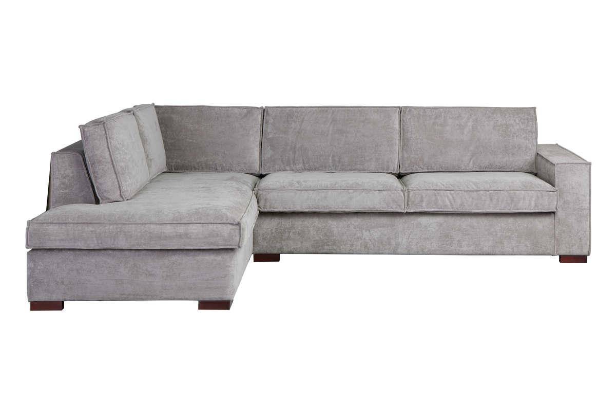Woood :: Sofa / narożnik lewy Thomas szary szer. 283 cm