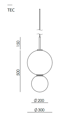 Aromas :: Lampa wisząca Ulon śr. 30 cm niebieska