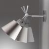 Artemide :: Lampa ścienna / kinkiet Tolomeo srebrny śr. 18 cm