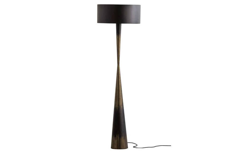 Be Pure :: Lampa podłogowa Blackout Too czarno-złota wys. 151 cm