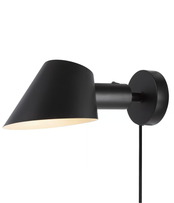 Design For the People :: Lampa ścienna / kinkiet Stay wys. 11.7 cm czarny