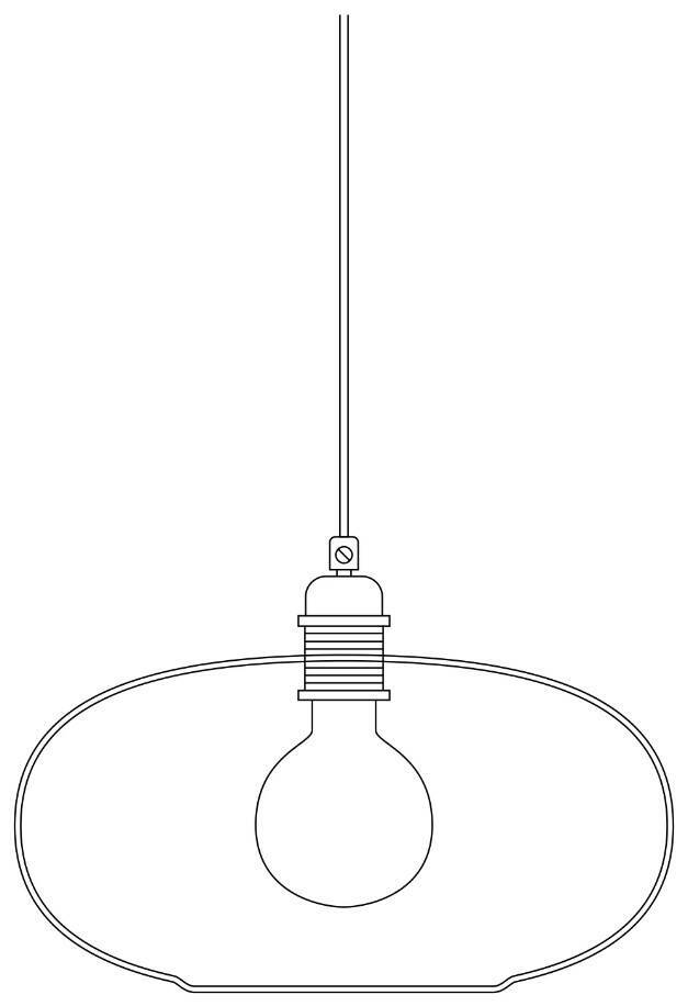 EBB&FLOW :: Lampa sufitowa Horizon Toast Matt śr. 29 cm złota