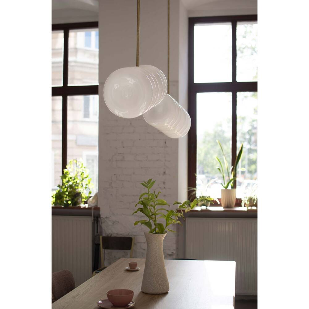 Embassy Interiors :: Lampa wisząca / podwójny żyrandol Bibe szer. 56 cm