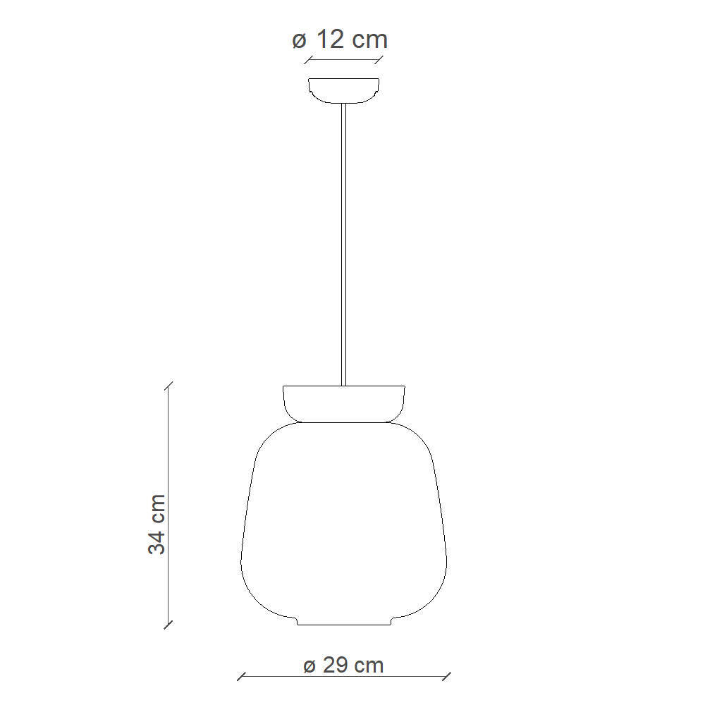 Ferroluce :: Lampa wisząca Corcovado śr. 29 cm ceramiczna zielono-żółta 