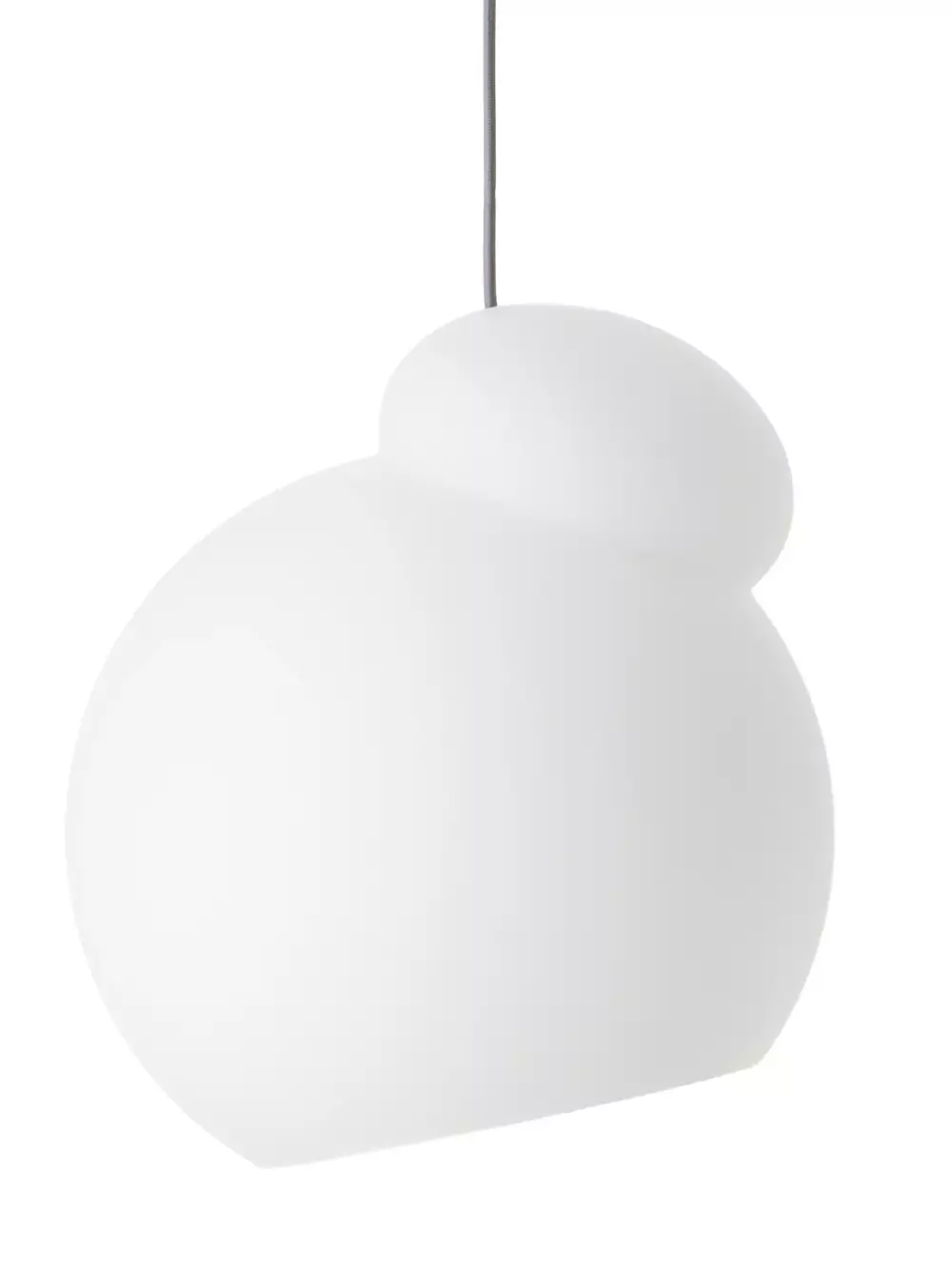 Frandsen :: Lampa wisząca Air Glass biała śr. 34 cm