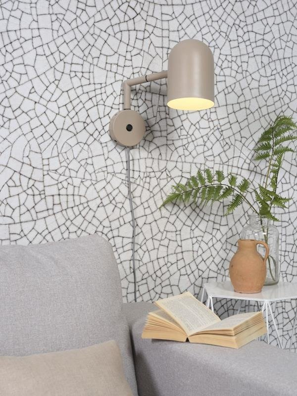 It's About RoMi :: Lampa ścienna metalowa Marseille beżowa