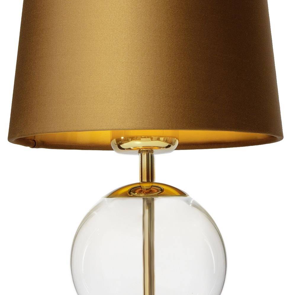 Kaspa :: Lampa stołowa Coco stare złoto wys. 54 cm