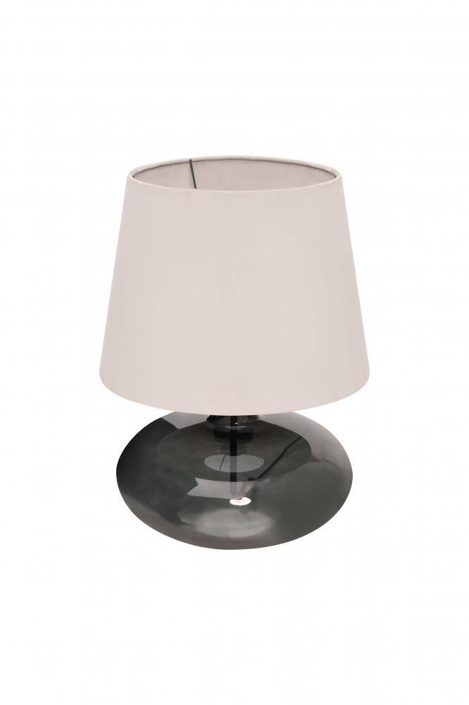 Kaspa :: Lampa stołowa Sawa Velvet New beżowo-grafitowa wys. 55 cm