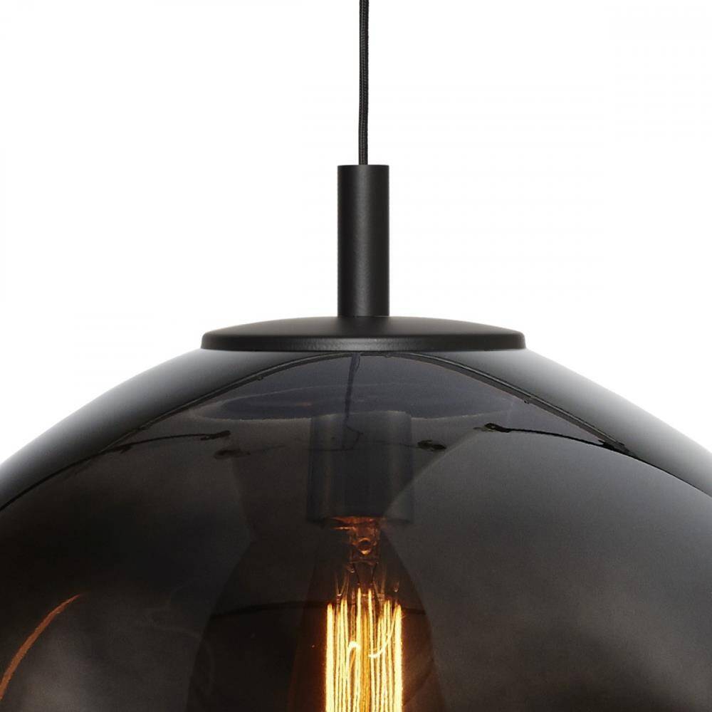 Kaspa :: Lampa wisząca Avia Black rozm. L czarna śr. 40 cm