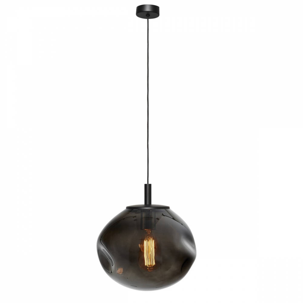 Kaspa :: Lampa wisząca Avia Black rozm. M czarna śr. 30 cm