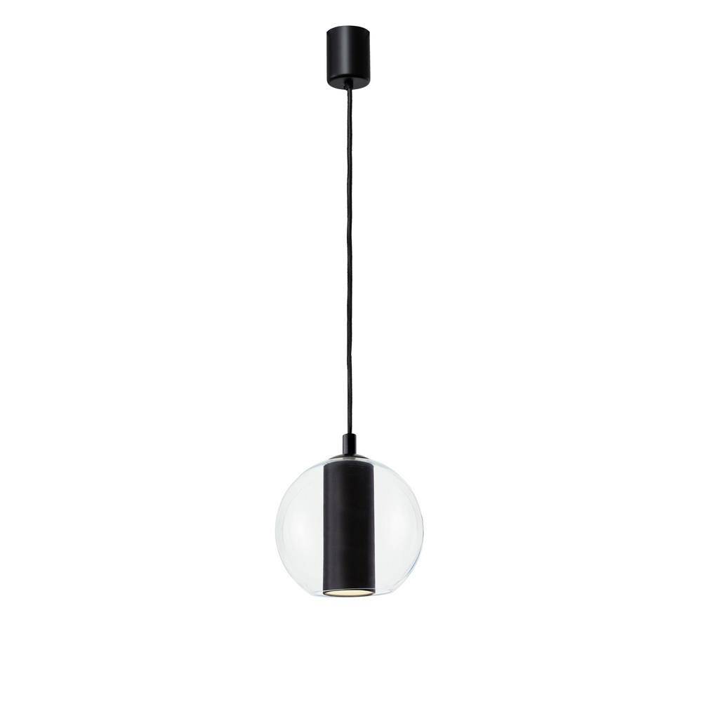 Kaspa :: Lampa wisząca Merida Black czarna śr. 25 cm rozm. S