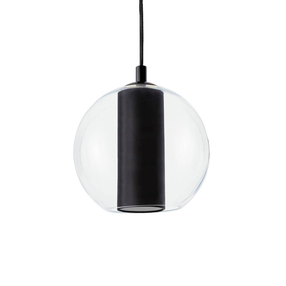 Kaspa :: Lampa wisząca Merida Black czarna śr. 30 cm rozm. M