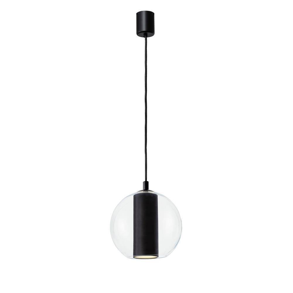 Kaspa :: Lampa wisząca Merida Black czarna śr. 30 cm rozm. M