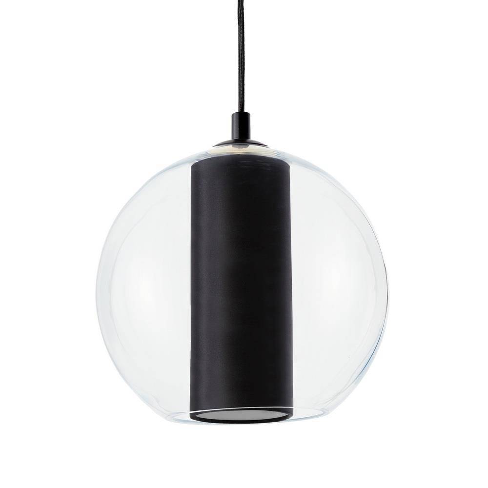 Kaspa :: Lampa wisząca Merida Black czarna śr. 35 cm rozm. L