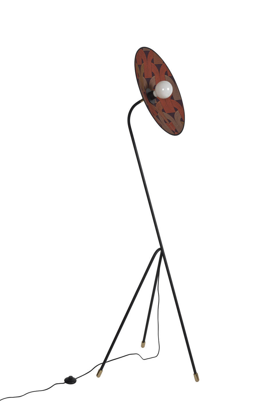 Market Set :: Lampa podłogowa Gatsby śr. klosza 50 cm ceglana