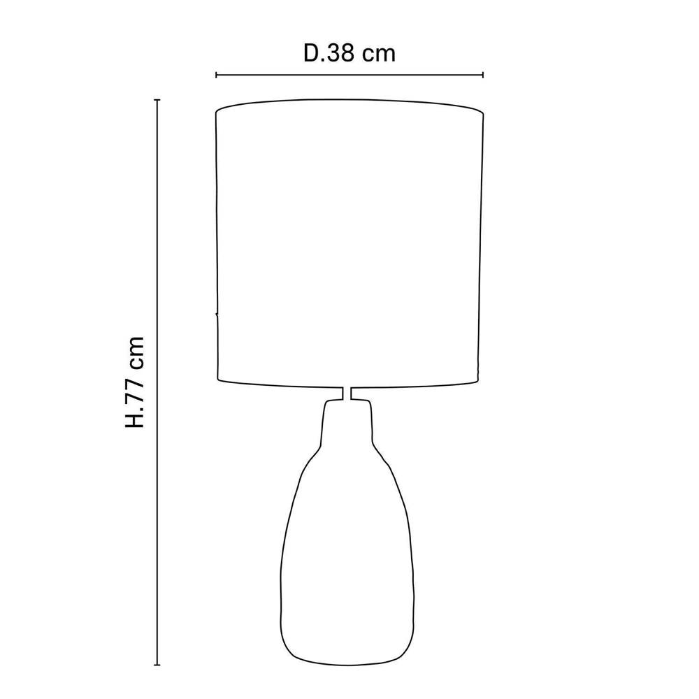 Market Set :: Lampa stołowa Portinatx beżowa wys. 77 cm